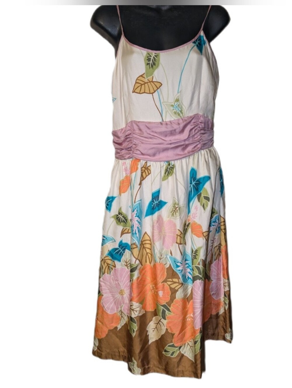 Tori Richard Silk Tropical Dress 10